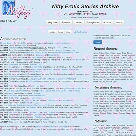 nifty gay male sex stories