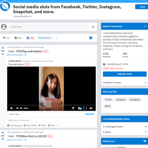 Social Media Sluts