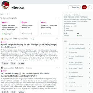 Reddit Erotica