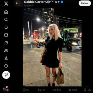 Gabbie Carter Twitter