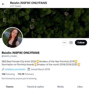 Reislin Twitter & 945+ Twitter Porn Accounts Like twitter ...