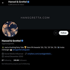 Hansel Grettel Twitter