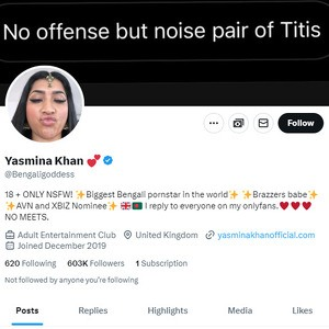 Yasmina Khan Twitter & 1010+ Twitter Porn Accounts Like twitter ...