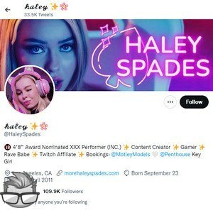 Haley Spades - twitter.comhaleyspades