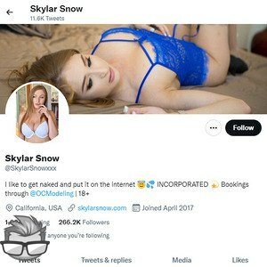 Skylar Snow - twitter.comskylarsnowxxx