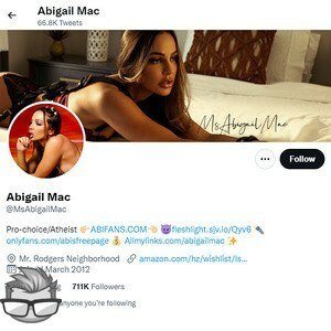 Abigail Mac - twitter.commsabigailmac