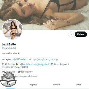 Lexi Belle Twitter - twitter.comomgitslexi