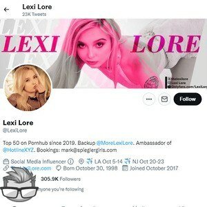 Lexi Lore Twitter - twitter.comlexilore