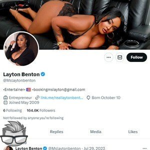 Layton Benton Twitter - twitter.commslaytonbenton