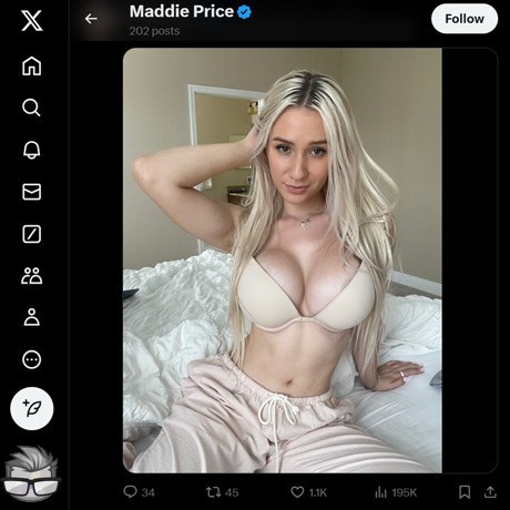 Maddie Price - xcreators.linkmaddieprice