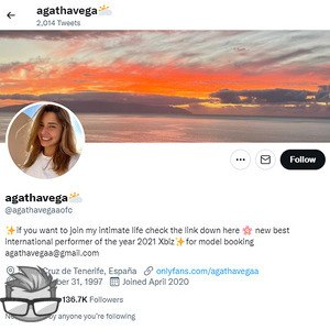 Agatha Vega - twitter.comagathavegaaofc