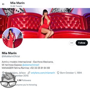 Mia Marin - twitter.commiamarinoficial