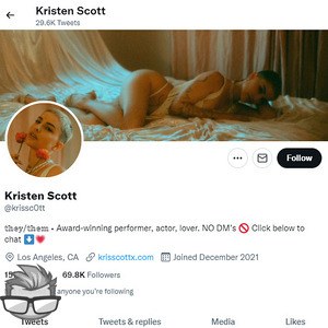 Kristen Scott - twitter.comkrissc0tt