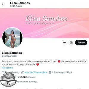 Elisa Sanches - twitter.comelisapornstar