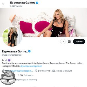 Esperanza Gomez Twitter - twitter.comesperanzagomez