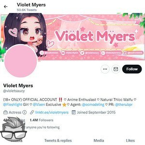 Violet Myers Twitter - twitter.comvioletsaucy