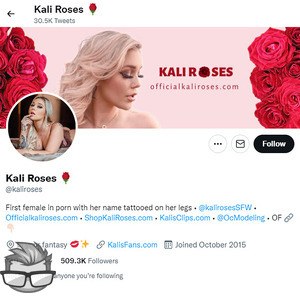 Kali Roses - twitter.comkaliroses