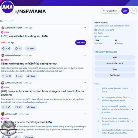 NSFWIAMA - reddit.comrNSFWIAMA