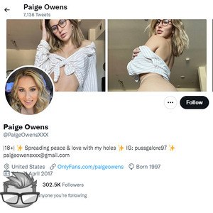 Paige Owens - twitter.compaigeowensxxx