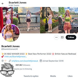 Scarlett Jones - twitter.comscarlettjonesuk