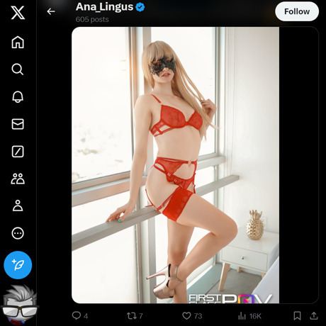 Ana Lingus - xcreators.linkanalingus