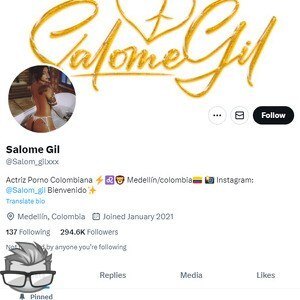 Salome Gil Twitter - twitter.comSalom_gilxxx