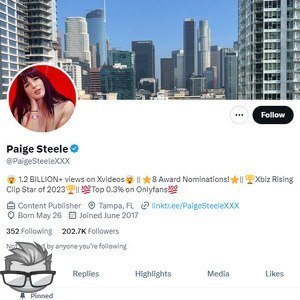 Paige Steele Twitter - twitter.comPaigeSteeleXXX