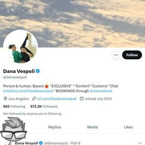 Dana Vespoli Twitter - twitter.comdanavespoli