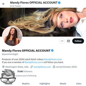 Mandy Flores Twitter - twitter.comyourmandygirl