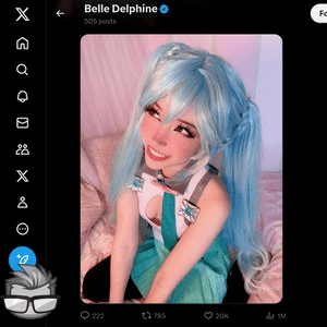 Belle Delphine - xcreators.linkbelledelphine