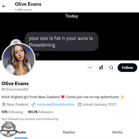 Olive Evans - x.comolive_evansnz