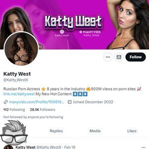 Katty West Twitter - twitter.comKatty_WestX