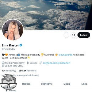 Ema Karter Twitter - twitter.comemakarter