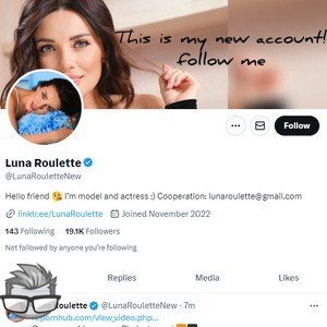 Luna Roulette Twitter - twitter.comLunaRouletteNew