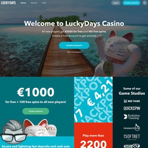 Lucky Days Casino - luckydays.com