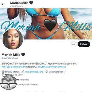 Moriah Mills - twitter.commoriahmillsss