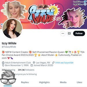 Izzy Wilde Twitter (TS) - twitter.comTsIzzyWilde