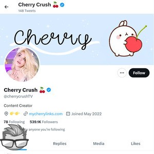 Cherry Crush Twitter - twitter.comcherrycrushTV