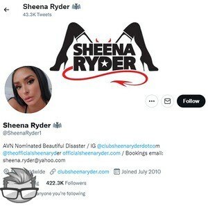 Sheena Ryder - twitter.comsheenaryder1