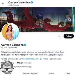 Carmen Valentina - twitter.comclubcarmenxxx