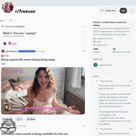 Reddit FreeUse - reddit.comrfreeuse