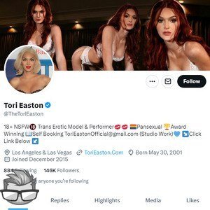 Tori Easton Twitter (TS) - twitter.comthetorieaston