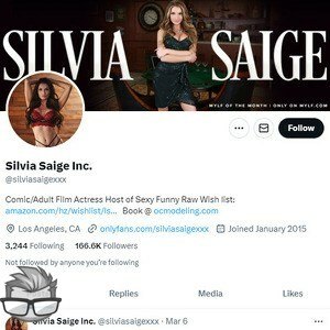 Silvia Saige Twitter - twitter.comsilviasaigexxx