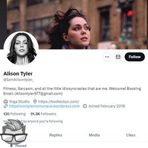 Alison Tyler Twitter