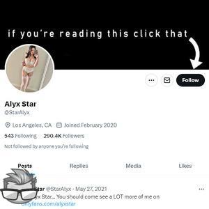 Alyx Star Twitter