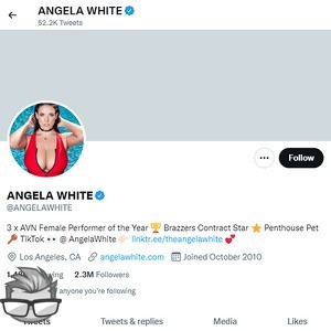 Angela White Twitter