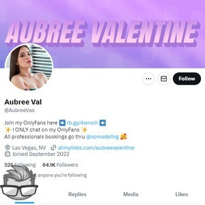Aubree Valentine Twitter
