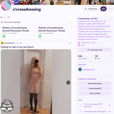 Reddit Crossdressing - reddit.comrcrossdressing