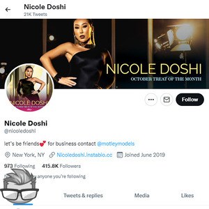 Nicole Doshi - twitter.comnicoledoshi