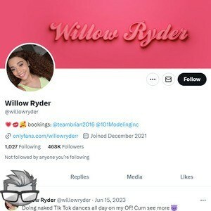 Willow Ryder Twitter - twitter.comwillowryder